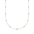 thumbnail image 1 of Ross-Simons 1.80 ct. t.w. Peridot Station Necklace in Sterling Silver, Women's, Adult, 1 of 4