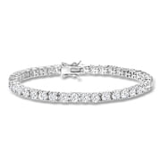 Ross-Simons 10.00 ct. t.w. CZ Tennis Bracelet in Sterling Silver, Womens, Adult