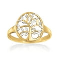 thumbnail image 1 of Ross-Simons 14kt 2-Tone Gold Cut-Out Tree Of Life Ring, Women's, Adult, 1 of 7