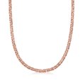 thumbnail image 1 of Ross-Simons 14kt Rose Gold Small Byzantine Necklace, Women's, Adult, 1 of 5