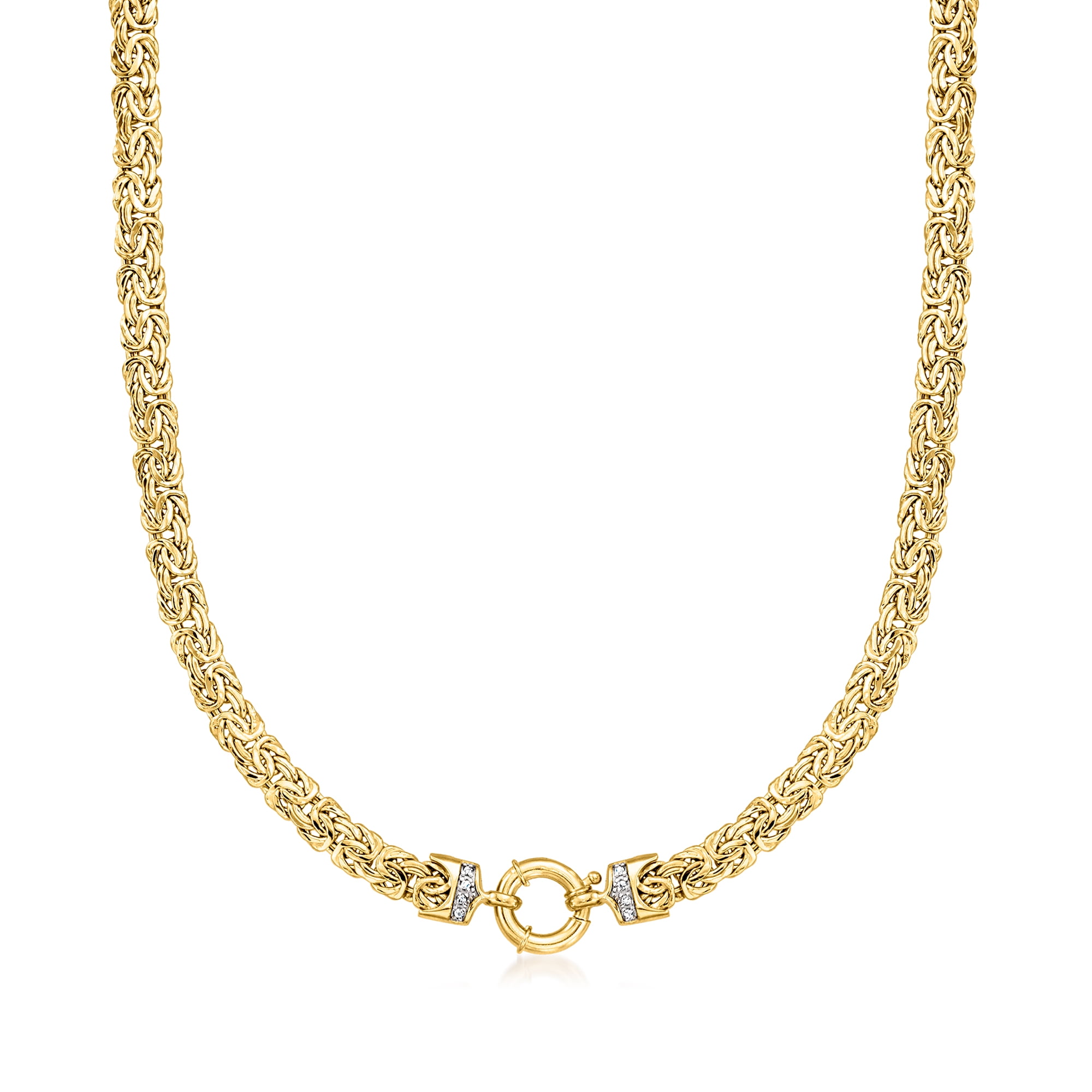 14kt sale byzantine necklace