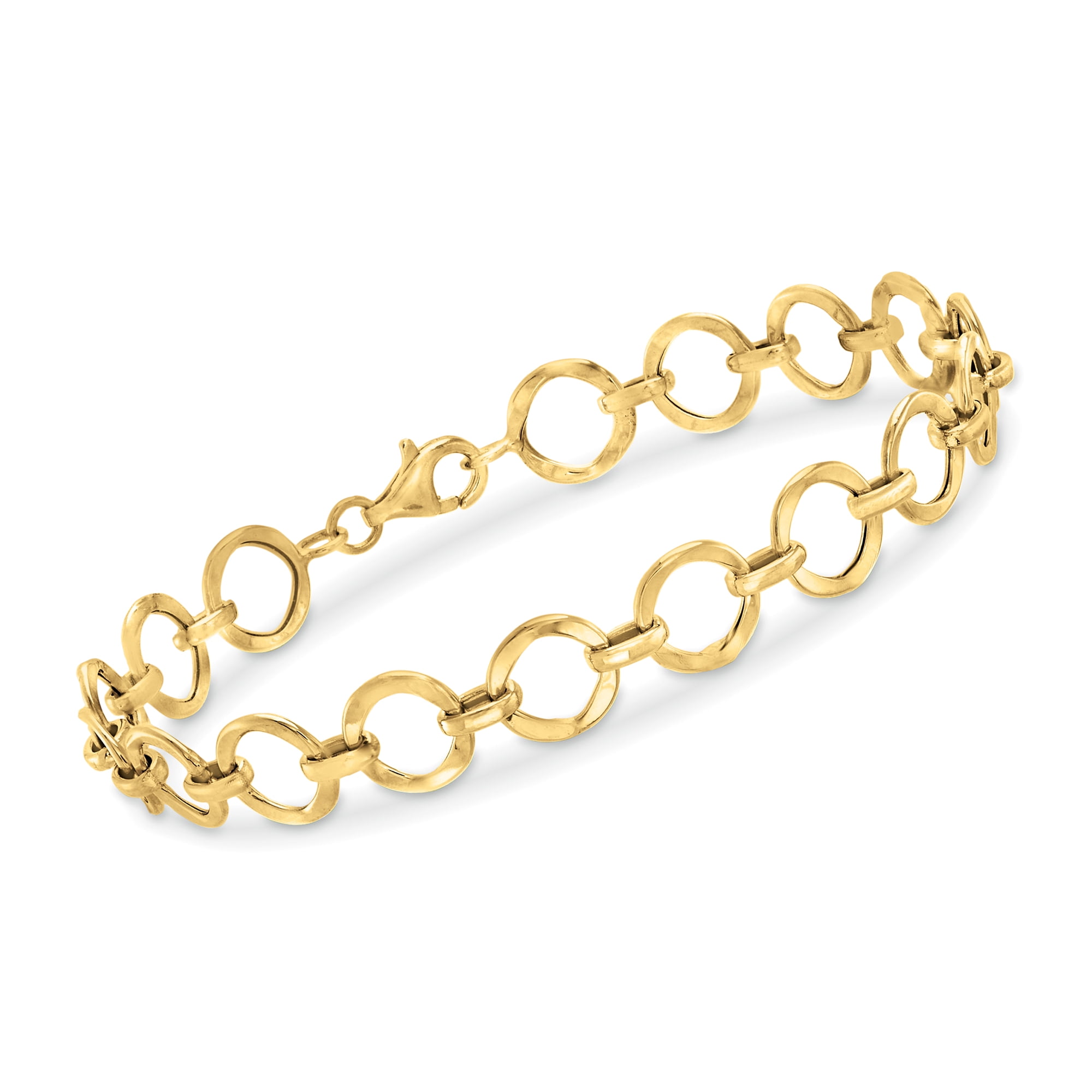 Ross-Simons 14kt Yellow Gold Double-Rope Chain Bracelet Ross-Simons 14kt Yellow Gold Double-Rope Chain Bracelet