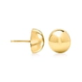 thumbnail image 1 of Ross-Simons 14kt Yellow Gold Domed Button Earrings, Women's, Adult, 1 of 6