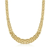 Ross-Simons 14kt Yellow Gold Graduated Byzantine Necklace, Women's, Adult