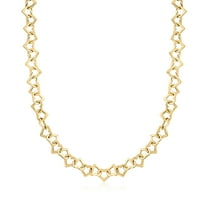 Ross-Simons 14kt Yellow Gold Heart-Link Necklace, Women's, Adult