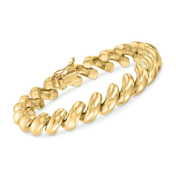 Ross-Simons 14kt Yellow Gold San Marco Bracelet, Women's, Adult