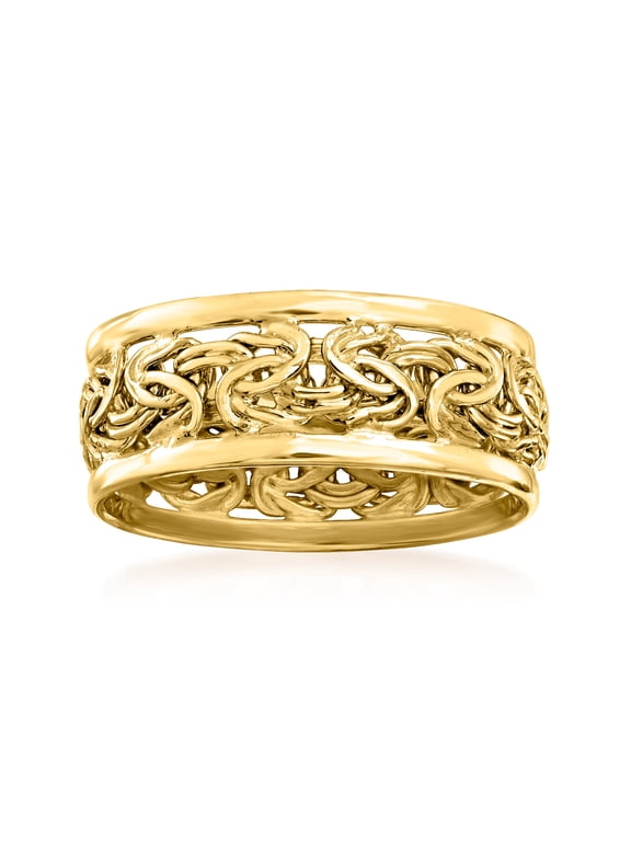 18kt Gold Over Sterling Byzantine Ring, Women's, Adult