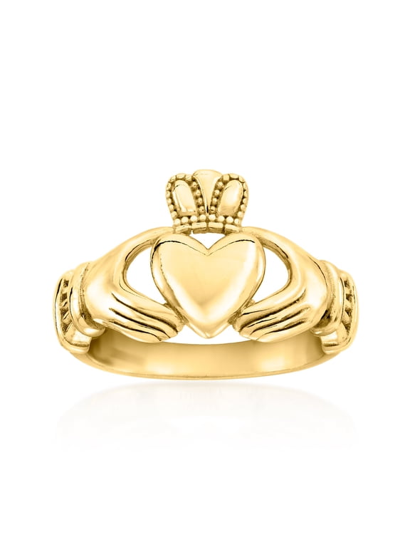 18kt Gold Over Sterling Claddagh Ring, Women's, Adult