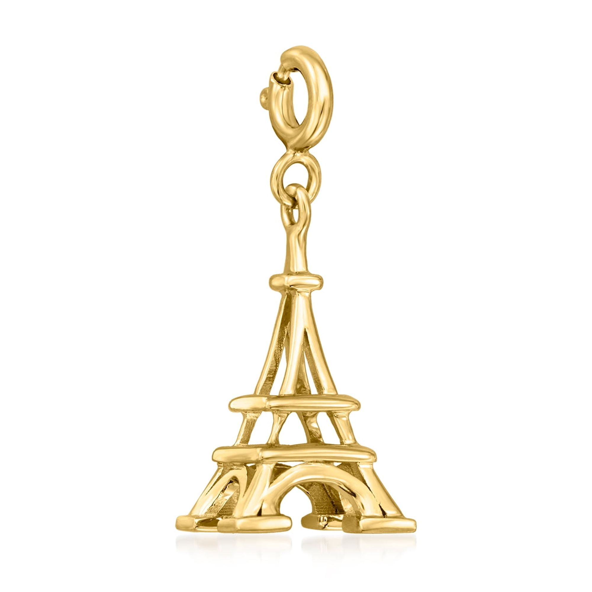 ROSS-SIMONS 18kt Gold Over Sterling Eiffel Tower Charm, Women's, Adult
