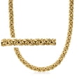 thumbnail image 1 of Ross-Simons 18kt Gold Over Sterling Silver Byzantine Necklace, Women's, Adult, 1 of 6