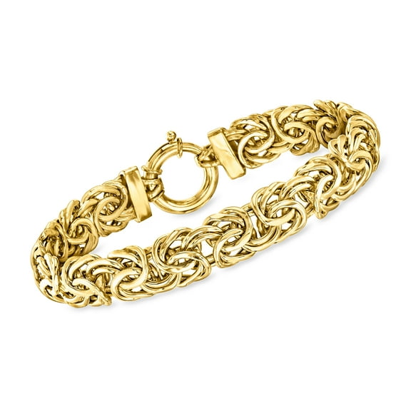 Ross-Simons 18kt Yellow Gold Byzantine Bracelet, Women's, Adult