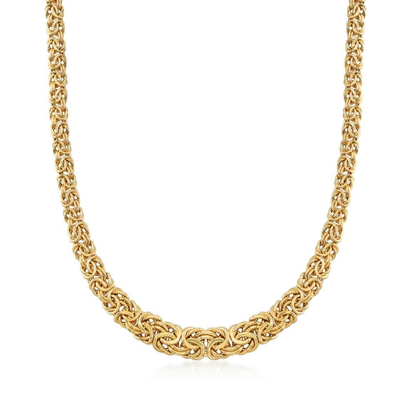 Ross-Simons 18kt Yellow Gold Byzantine Necklace, Women's, Adult
