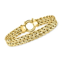 Ross-Simons 18kt Yellow Gold Cestina-Link Bracelet, Women's, Adult