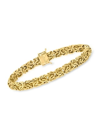 Solid gold 2024 byzantine bracelet
