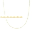 thumbnail image 1 of Ross-Simons 1mm 14kt Yellow Gold Singapore-Chain Necklace, Women's, Adult, 1 of 4