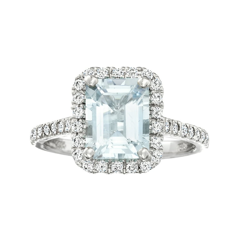 Ross simons aquamarine sale ring