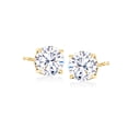 thumbnail image 1 of Ross-Simons 2.00 ct. t.w. CZ Stud Earrings in 14kt Yellow Gold, Women's, Adult, 1 of 5