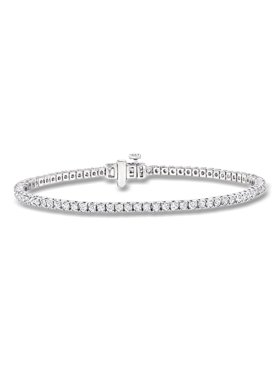 2.00 ct. t.w. Lab-Grown Diamond Tennis Bracelet in Sterling Silver, Women's, Adult