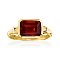 Ross-Simons 2.90 Carat Garnet Ring in 14kt Yellow Gold, Women's, Adult
