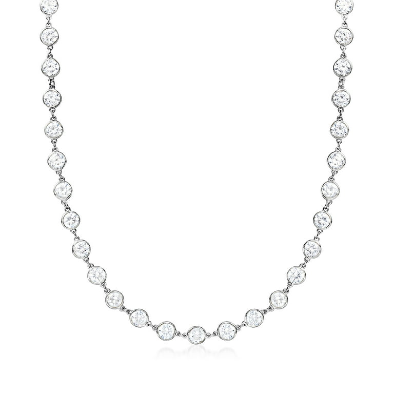 Ross simons diamond 2024 station necklace