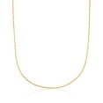 thumbnail image 1 of Ross-Simons 2mm 14kt Yellow Gold Rope-Chain Necklace, Women's, Adult, 1 of 6