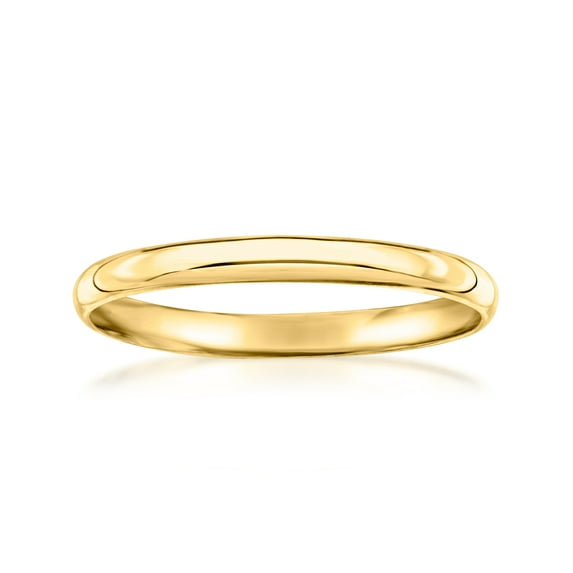 Ross-Simons 2mm 18kt Yellow Gold Polished Ring, Women's, Adult