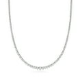 thumbnail image 1 of Ross-Simons 3.00 ct. t.w. Diamond Tennis Necklace in Sterling Silver, Women's, Adult, 1 of 7