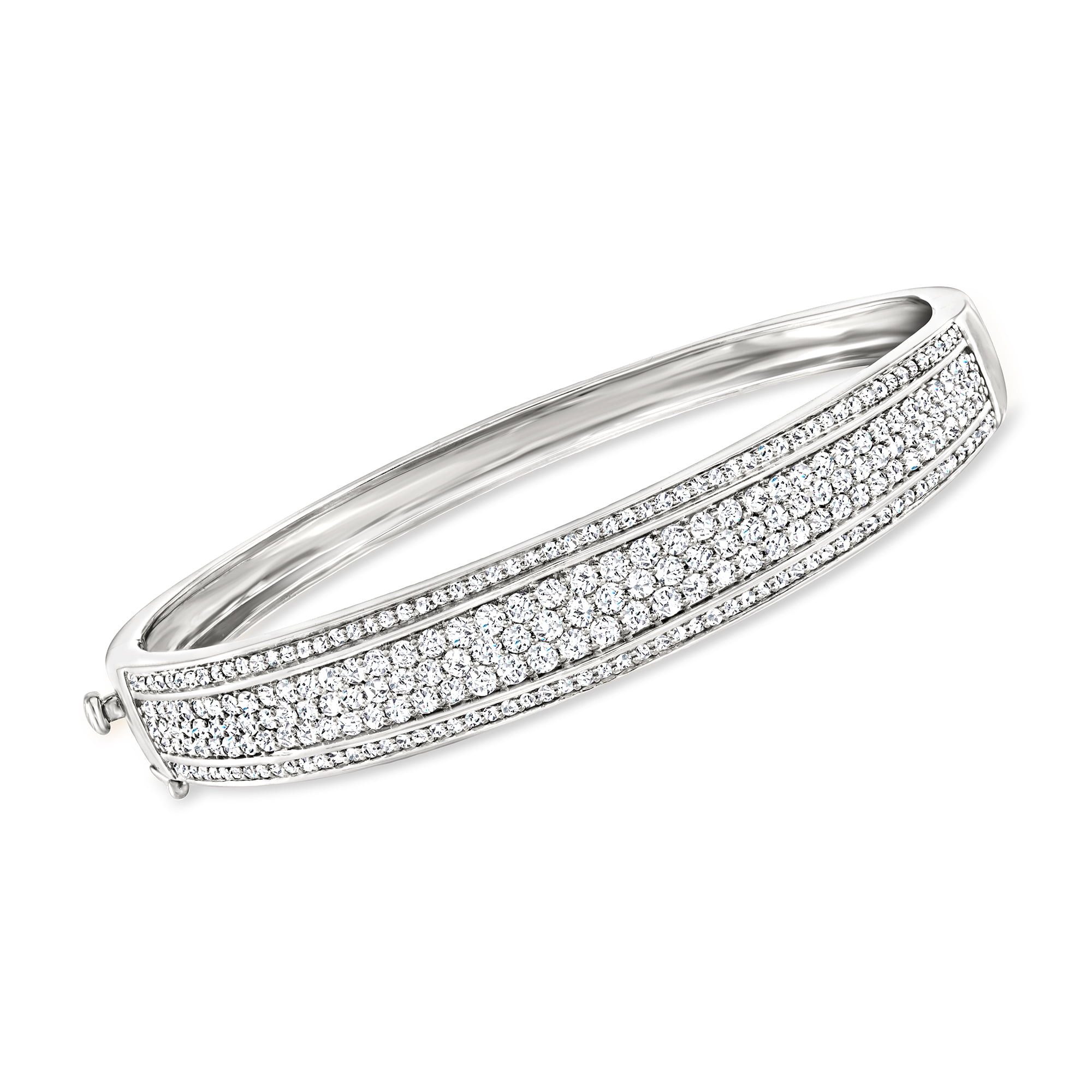 Pave Diamond Bangle 14k Gold Fine Wedding Bracelet Handmade Diamond Bracelet.  | eBay