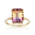 thumbnail image 1 of Ross-Simons 3.40 Carat Ametrine Solitaire Ring in 14kt Yellow Gold, Women's, Adult, 1 of 5