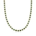 thumbnail image 1 of Ross-Simons 30.00 ct. t.w. Emerald Square-Link Necklace in 18kt Gold Over Sterling, Women's, Adult, 1 of 4