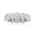 thumbnail image 1 of Ross-Simons 4.00 ct. t.w. CZ Eternity Band in Sterling Silver, Women's, Adult, 1 of 6