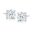 thumbnail image 1 of Ross-Simons 4.00 ct. t.w. CZ Stud Earrings in Sterling Silver, Women's, Adult, 1 of 4