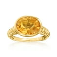 thumbnail image 1 of Ross-Simons 4.50 Carat Oval Citrine Ring in 18kt Gold Over Sterling, Women's, Adult, 1 of 5