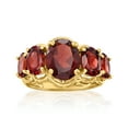 thumbnail image 1 of Ross-Simons 4.50 ct. t.w. Garnet 5-Stone Ring in 18kt Gold Over Sterling, Women's, Adult, 1 of 7
