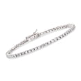 thumbnail image 1 of Ross-Simons 4.70 ct. t.w. White Topaz Tennis Bracelet in Sterling Silver, Women's, Adult, 1 of 5