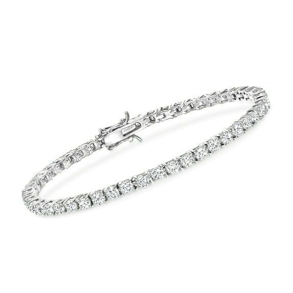 Ross-Simons 5.50 ct. t.w. CZ Tennis Bracelet in Sterling Silver, Women's, Adult