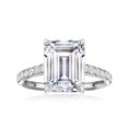 thumbnail image 1 of Ross-Simons 6.20 ct. t.w. CZ Ring in Sterling Silver, Women's, Adult, 1 of 5
