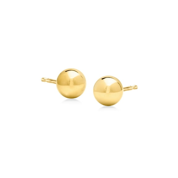 Ross-Simons 6mm 14kt Yellow Gold Ball Stud Earrings, Women's, Adult