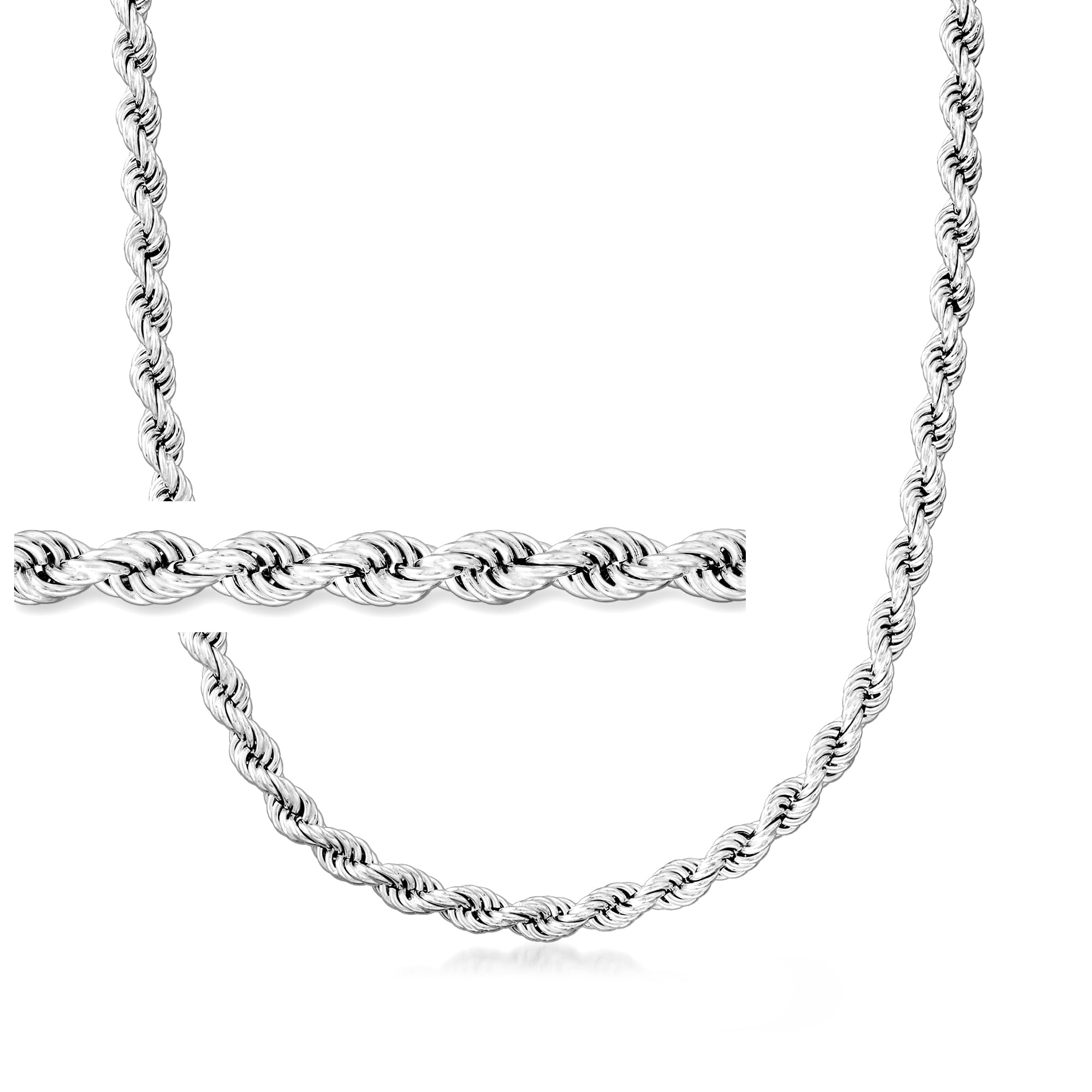 Ross Curb Chain for Men - Silver