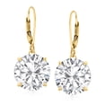 thumbnail image 1 of Ross-Simons 8.00 ct. t.w. CZ Drop Earrings in 14kt Yellow Gold, Women's, Adult, 1 of 6