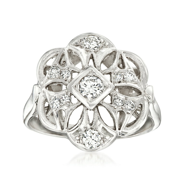 Ross Simons C. 1960 Vintage .50 ct. t.w. Diamond Cluster Cocktail