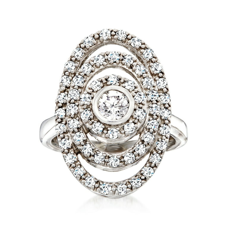 Ross Simons C. 1990 Vintage 1.15 ct. t.w. Diamond Multi Circle