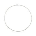 thumbnail image 1 of Ross-Simons Italian 1.8mm 14kt White Gold Omega Necklace, Women's, Adult, 1 of 6