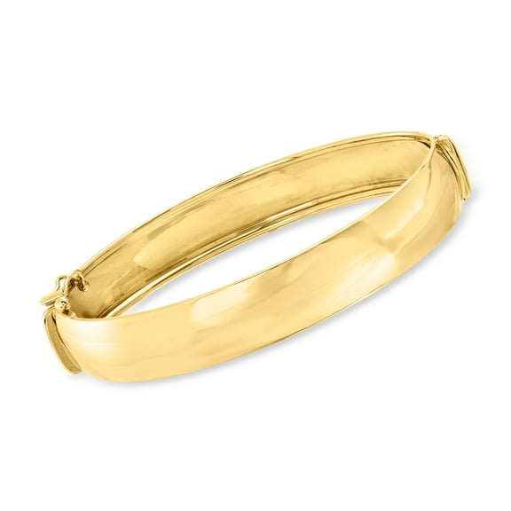 Ross-Simons Italian 14kt Yellow Gold Bangle Bracelet With Box Clasp, Women's, Adult