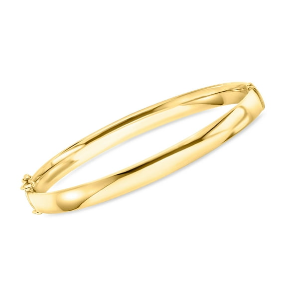 Ross-Simons Italian 14kt Yellow Gold Bangle Bracelet, Women's, Adult