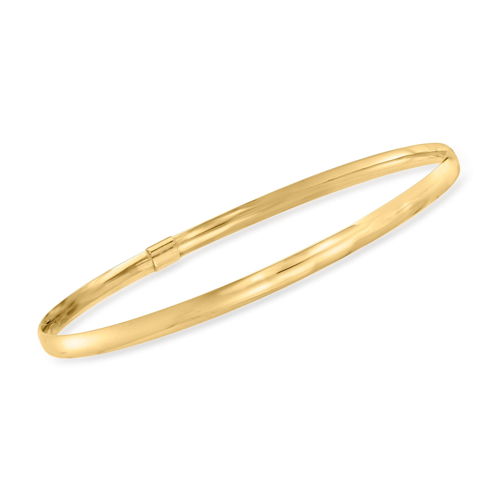 Ross-Simons Italian 14kt Yellow Gold Bangle Bracelet for Female