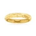 thumbnail image 1 of Ross-Simons Italian 14kt Yellow Gold Diamond-Cut Ring, Women's, Adult, 1 of 5