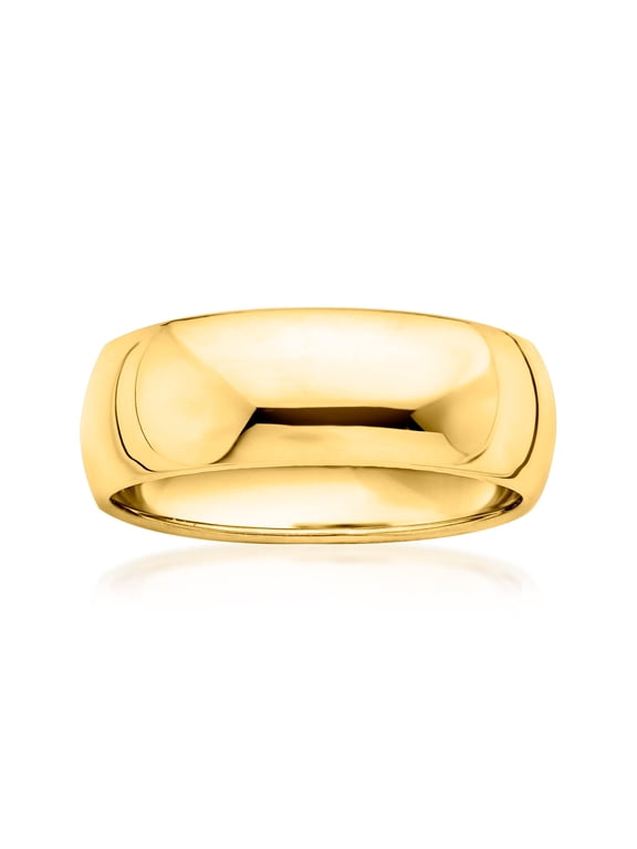 Italian 14kt Yellow Gold Dome Ring, Women's, Adult