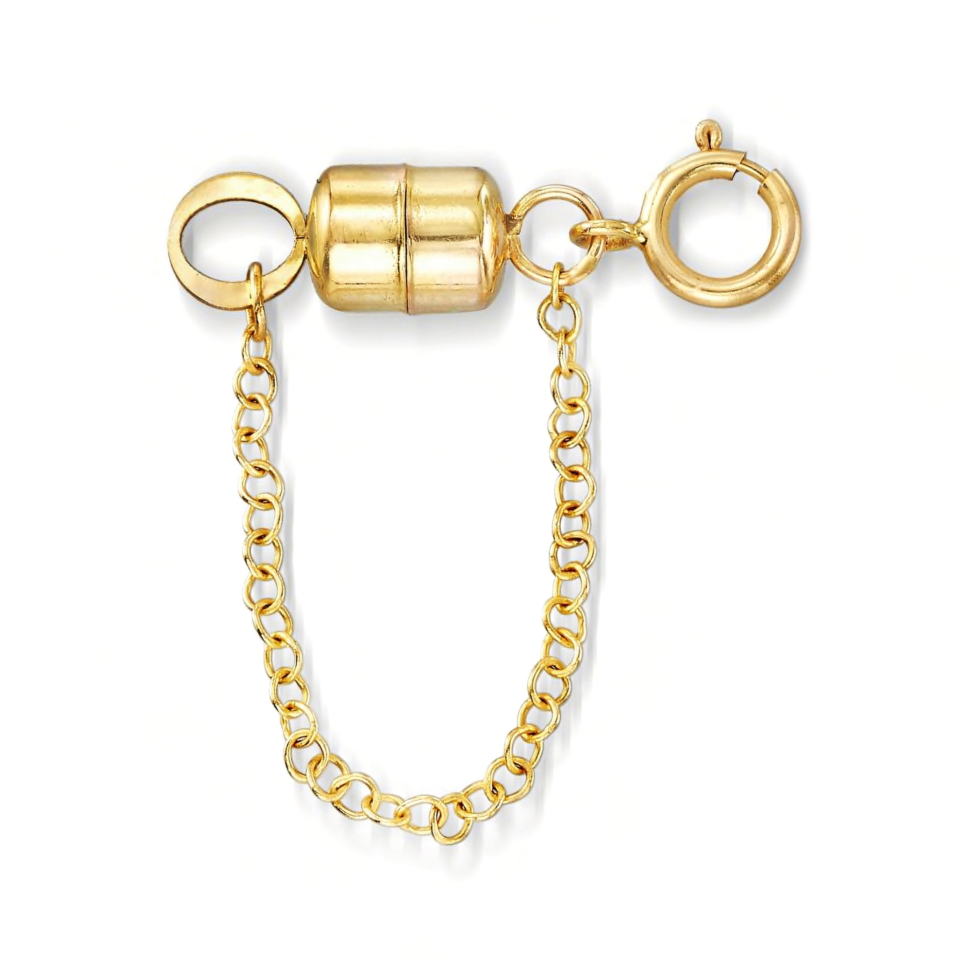 Ross-Simons Italian 14kt Yellow Gold Magnetic Clasp Converter With Safety Chain, Women's, Adult
