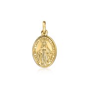 Ross-Simons Italian 14kt Yellow Gold Miraculous Medal Pendant, Womens, Adult